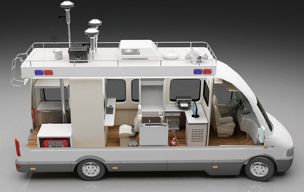 福特全順大氣檢測車 福特全順大氣檢測車