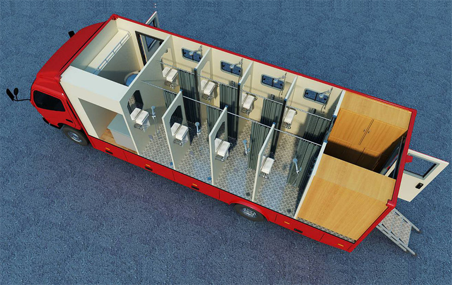 東風天錦淋浴車 東風天錦淋浴車