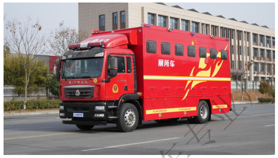 重汽汕德卡廁所車 重汽汕德卡廁所車