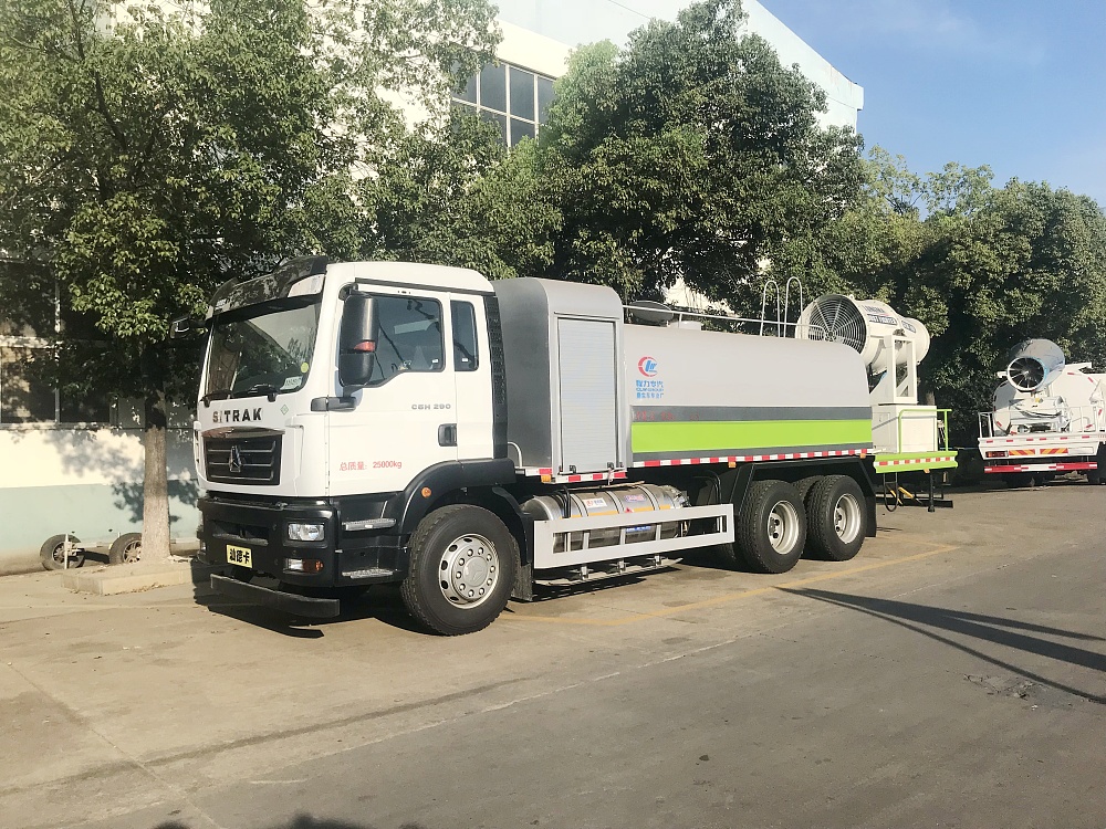 重汽汕德卡后雙橋霧炮車(chē)國(guó)六16立方/50-120米霧炮 重汽汕德卡后雙橋霧炮車(chē)國(guó)六16立方/50-120米霧炮