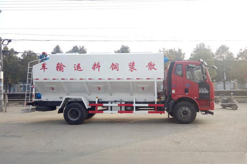 解放J6散裝飼料運輸車 解放J6散裝飼料運輸車