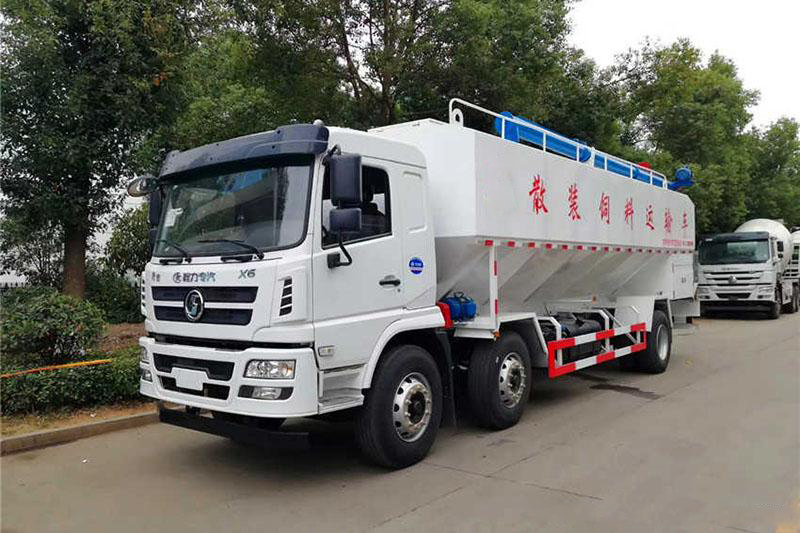 陜汽小三軸散裝飼料運輸車 陜汽小三軸散裝飼料運輸車