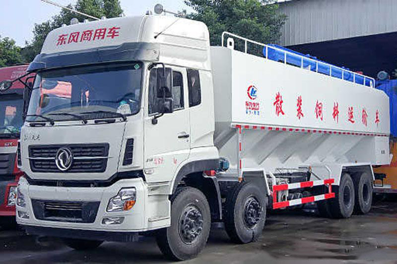 東風(fēng)天龍前四后八20噸飼料運(yùn)輸車 東風(fēng)天龍前四后八20噸飼料運(yùn)輸車
