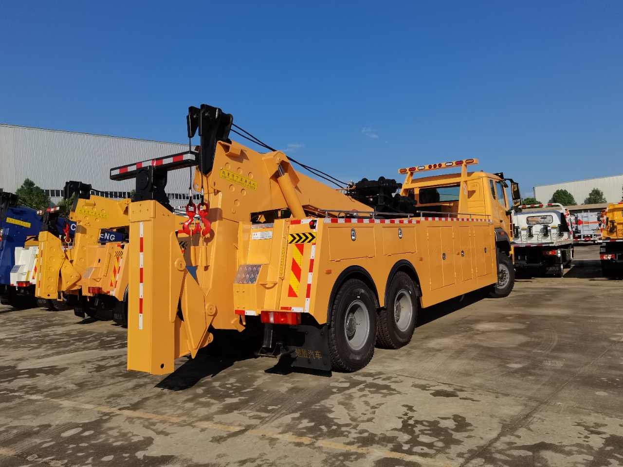 重汽豪沃后雙橋托吊連體清障車 重汽豪沃后雙橋托吊連體清障車