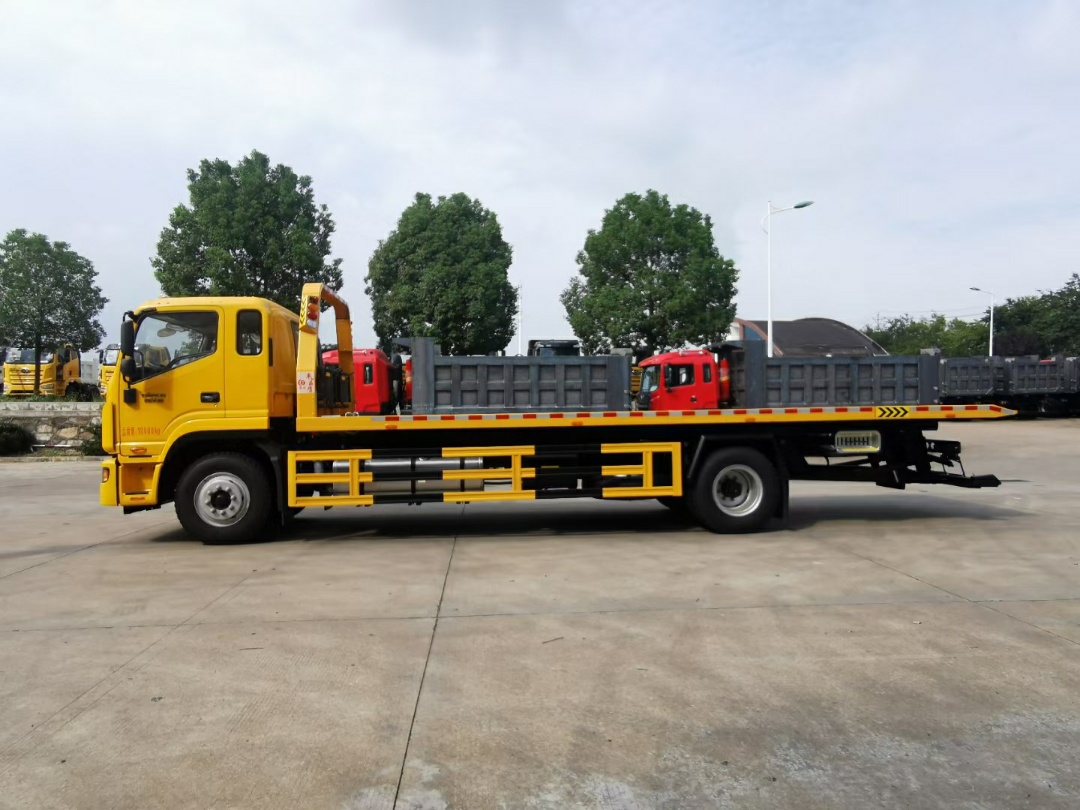 江淮國六高端一拖二大黃牌清障車 江淮國六高端一拖二大黃牌清障車